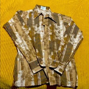 Vintage butterfly collar shirt.